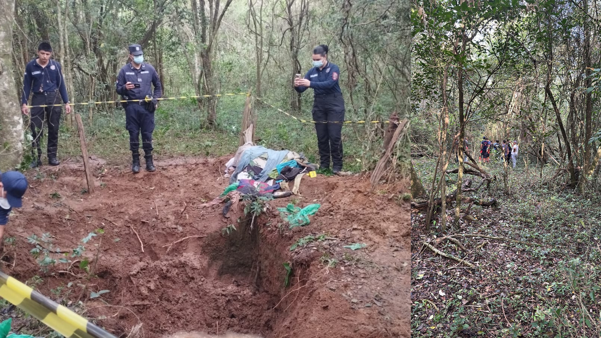 Intervención policial en Melgarejo tras el hallazgo sin vida de un joven reportado como desaparecido.